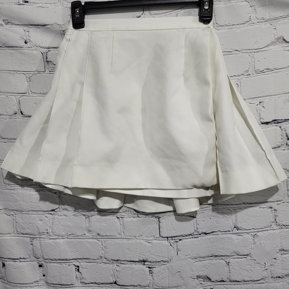 Vintage Cycle Boston White Tennis Skirt